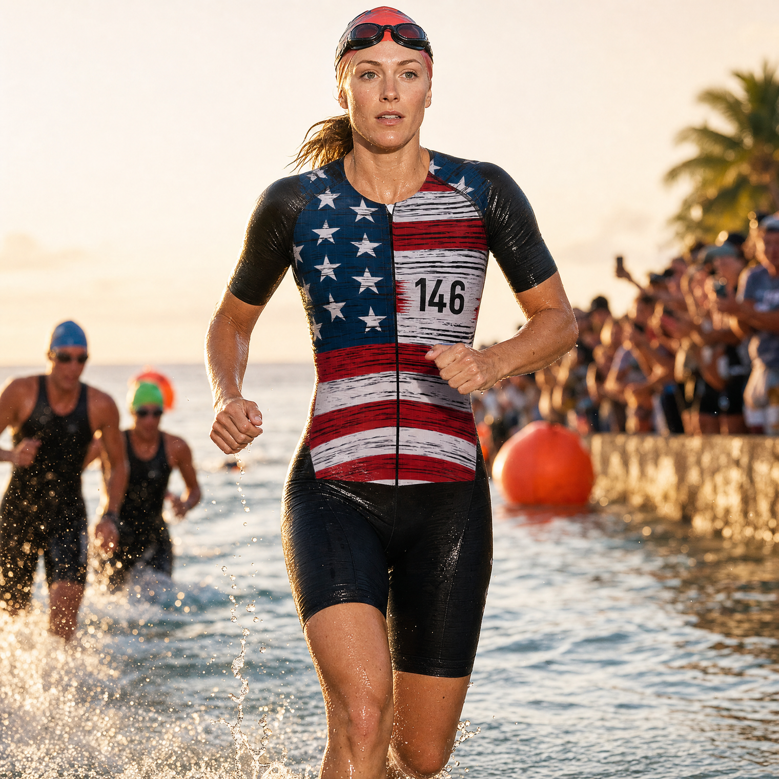 MANAULF USA WING Trisuit
