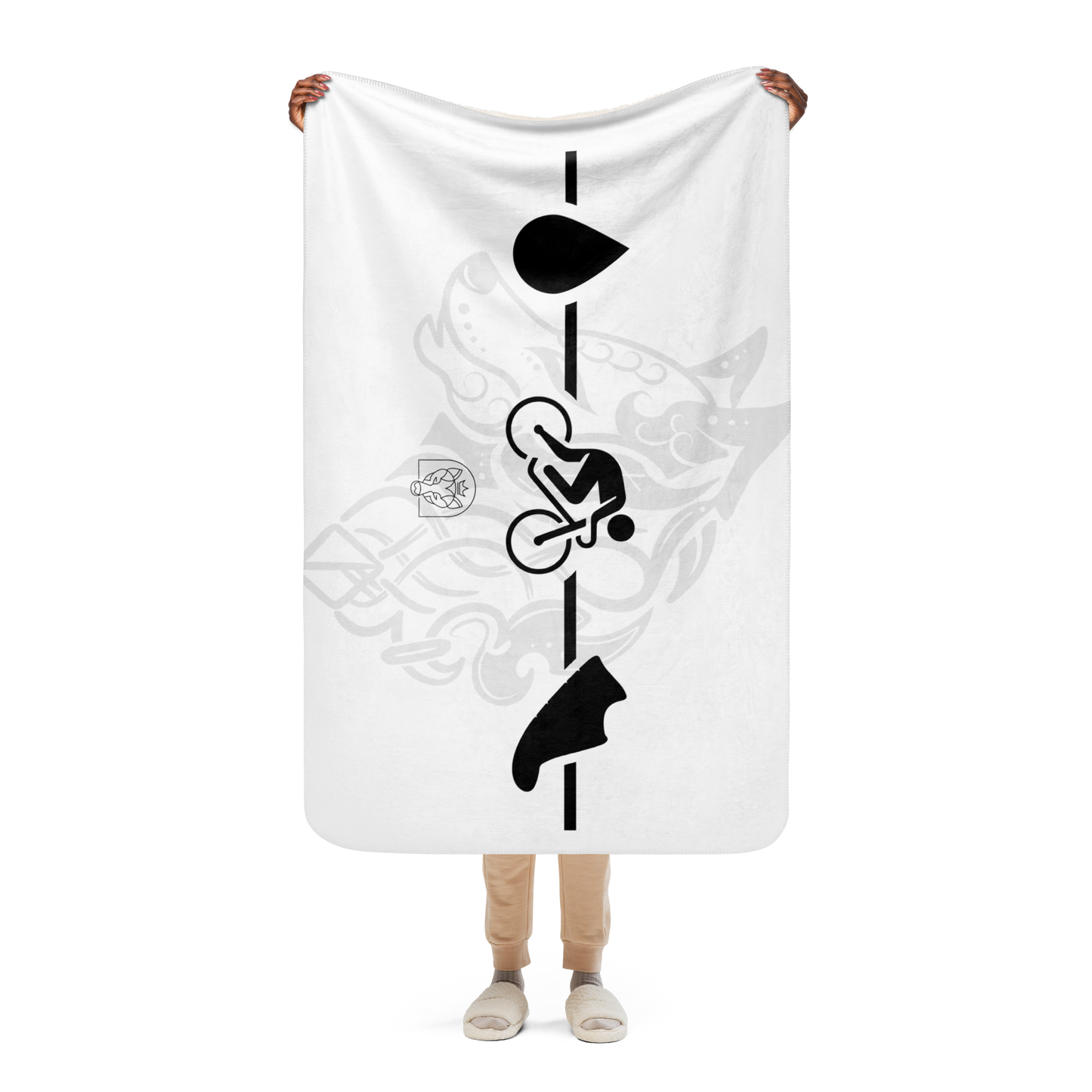 3 Sports - Sherpa Blanket - White