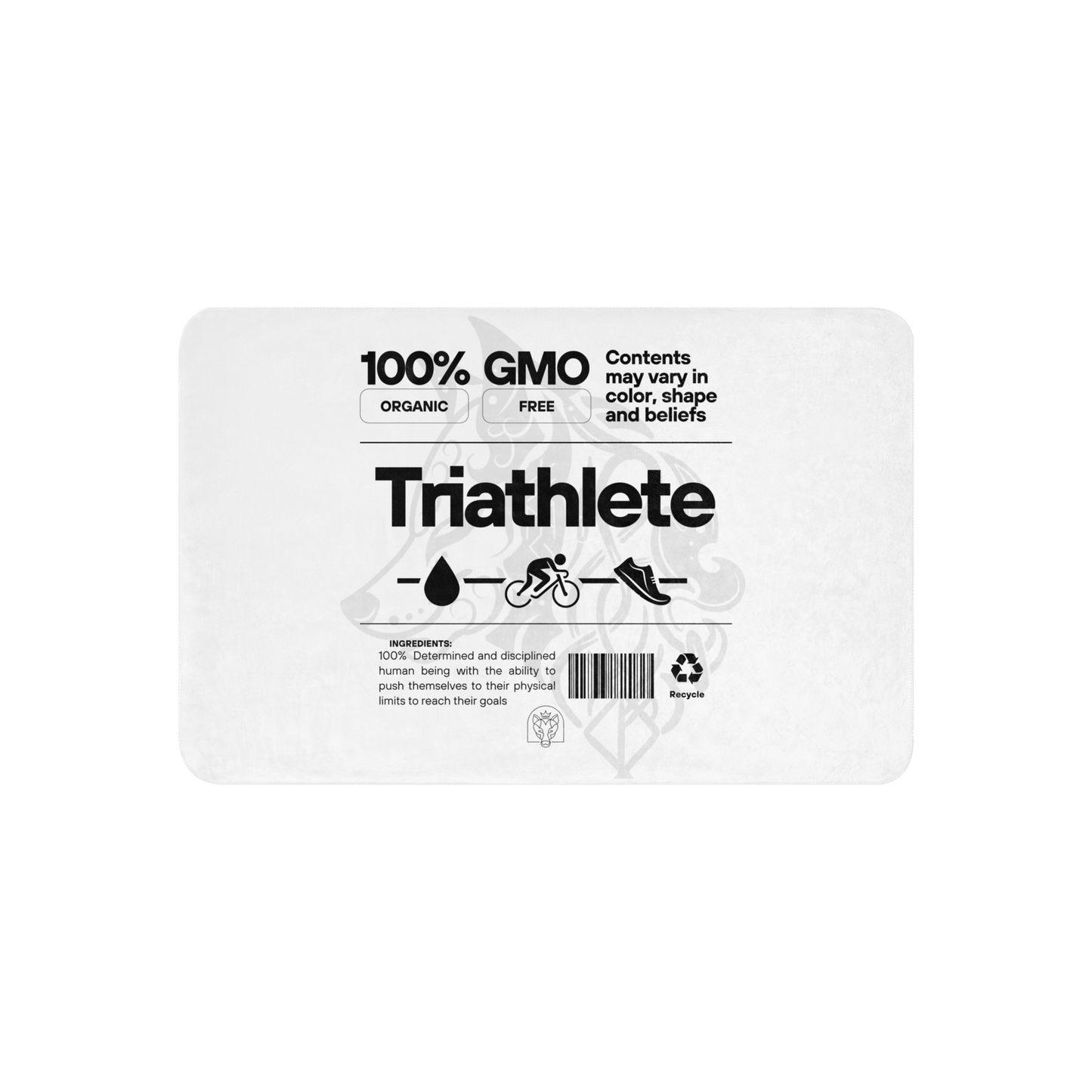 100% GMO - Sherpa Blanket - White