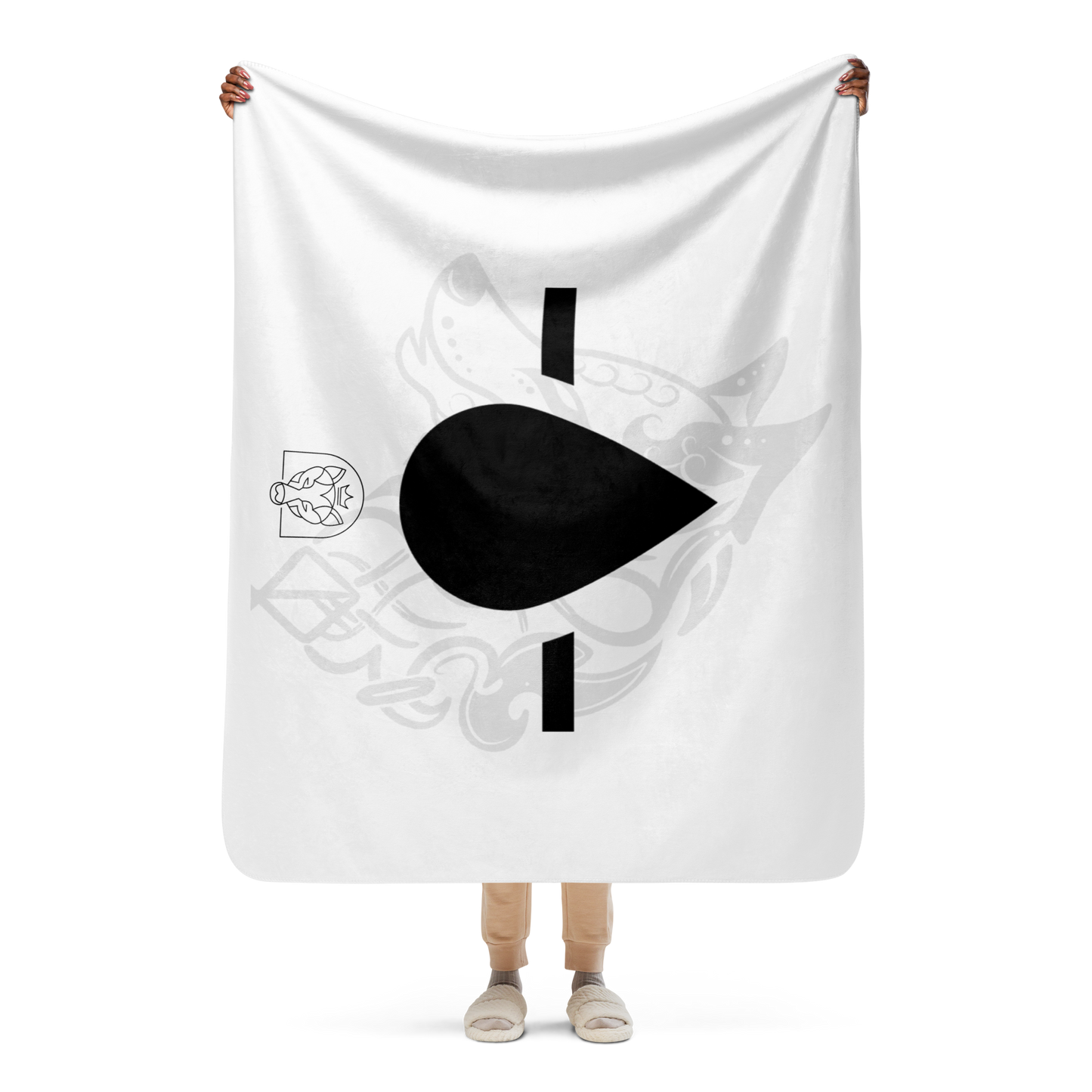 Drop - Sherpa Blanket - White