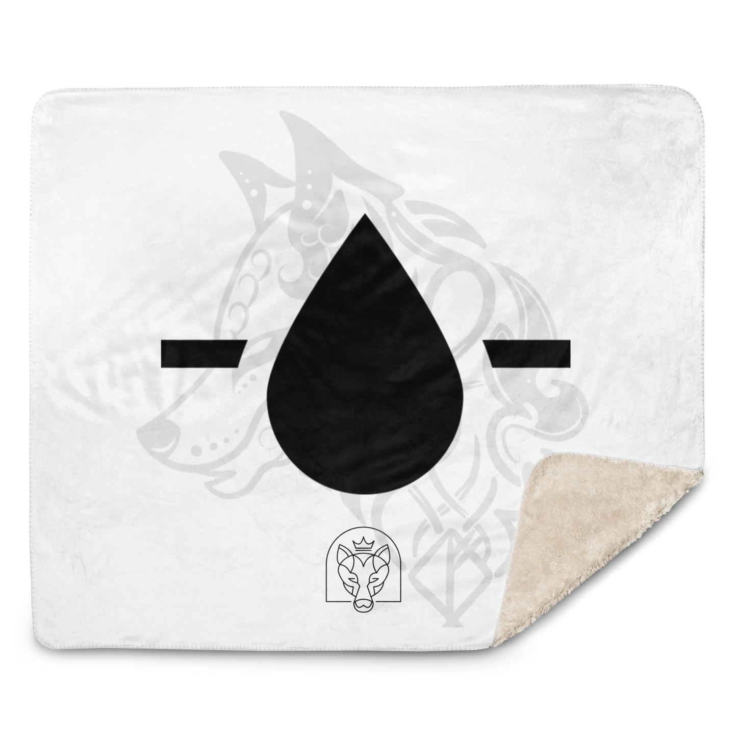 Drop - Sherpa Blanket - White