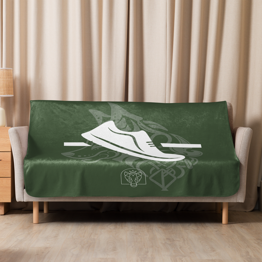 Shoe - Sherpa Blanket - Green