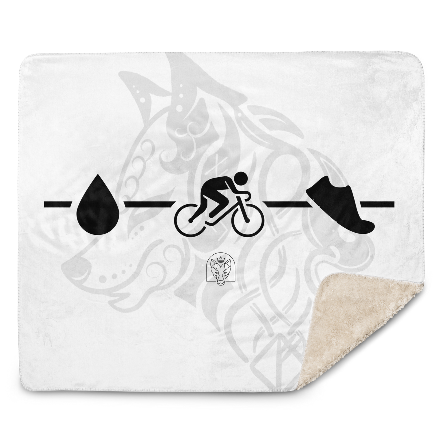 3 Sports - Sherpa Blanket - White