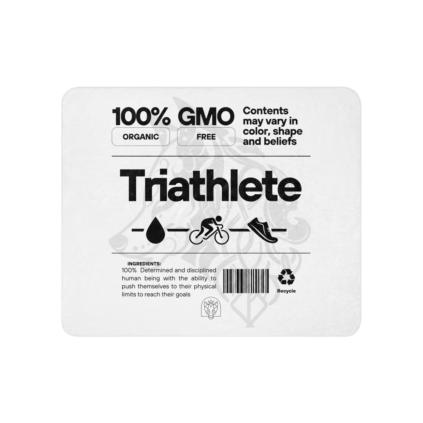 100% GMO - Sherpa Blanket - White