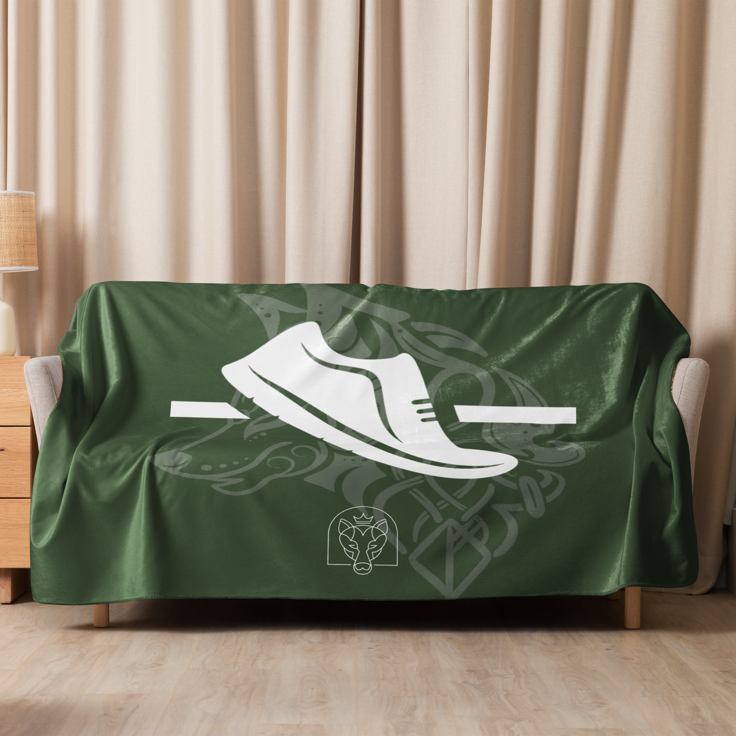 Shoe - Sherpa Blanket - Green