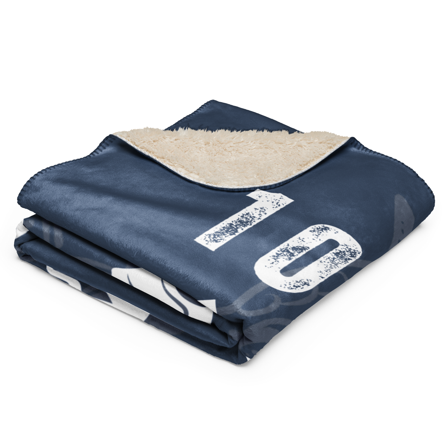 100% TRI - Sherpa Blanket - Dark Blue