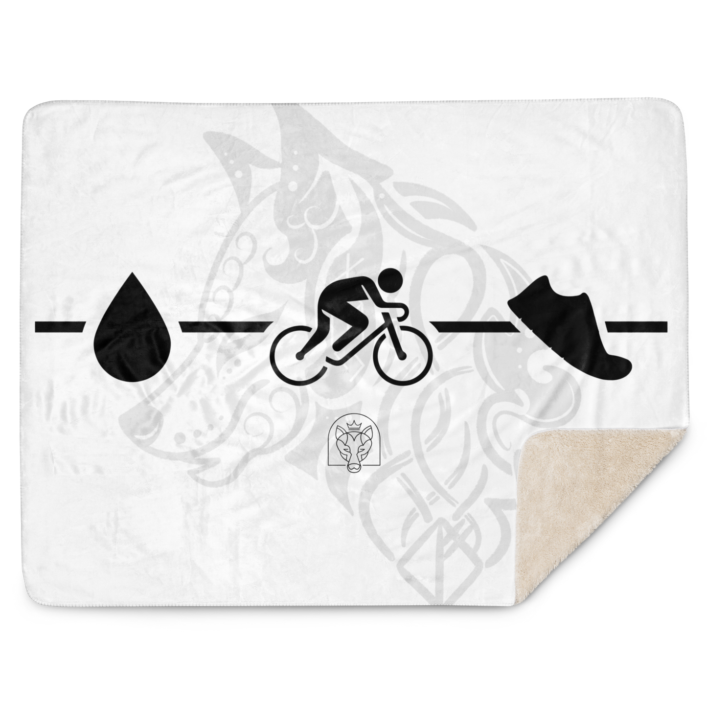 3 Sports - Sherpa Blanket - White