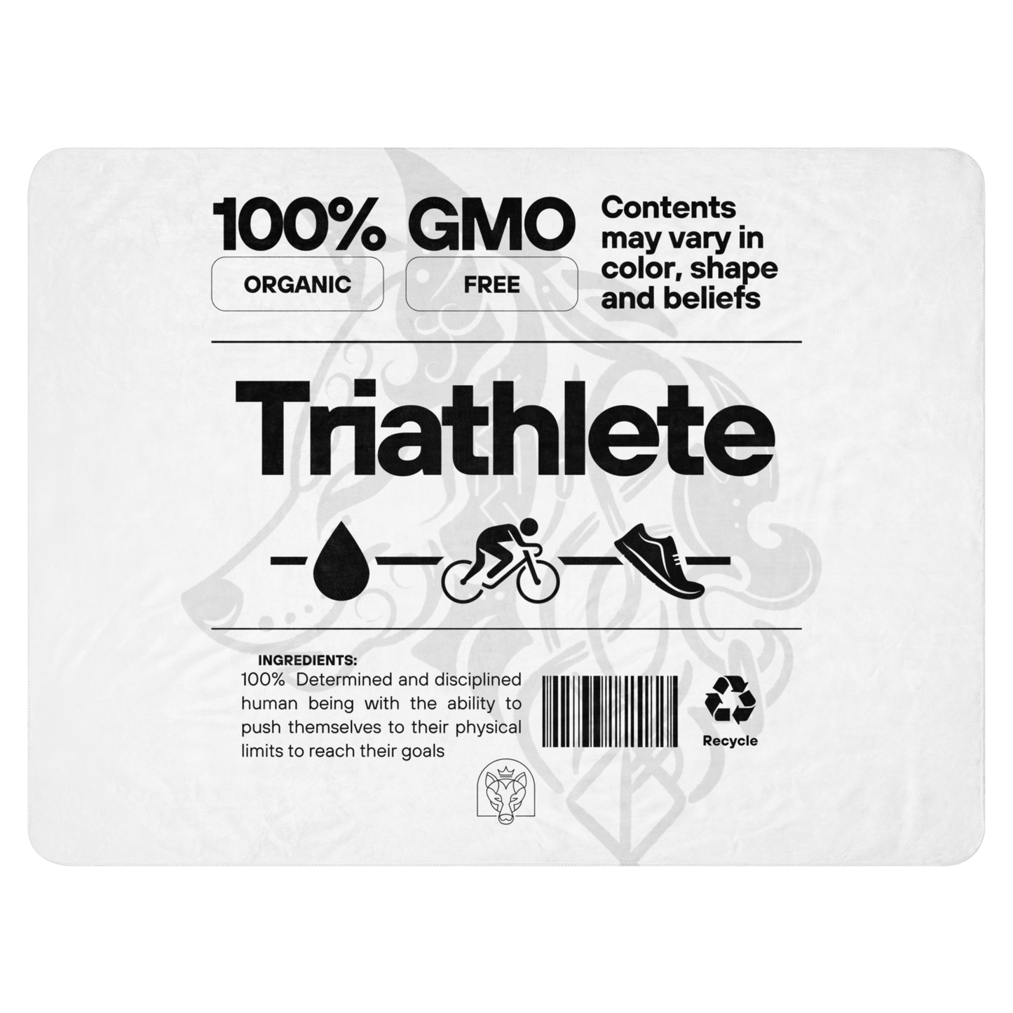 100% GMO - Sherpa Blanket - White