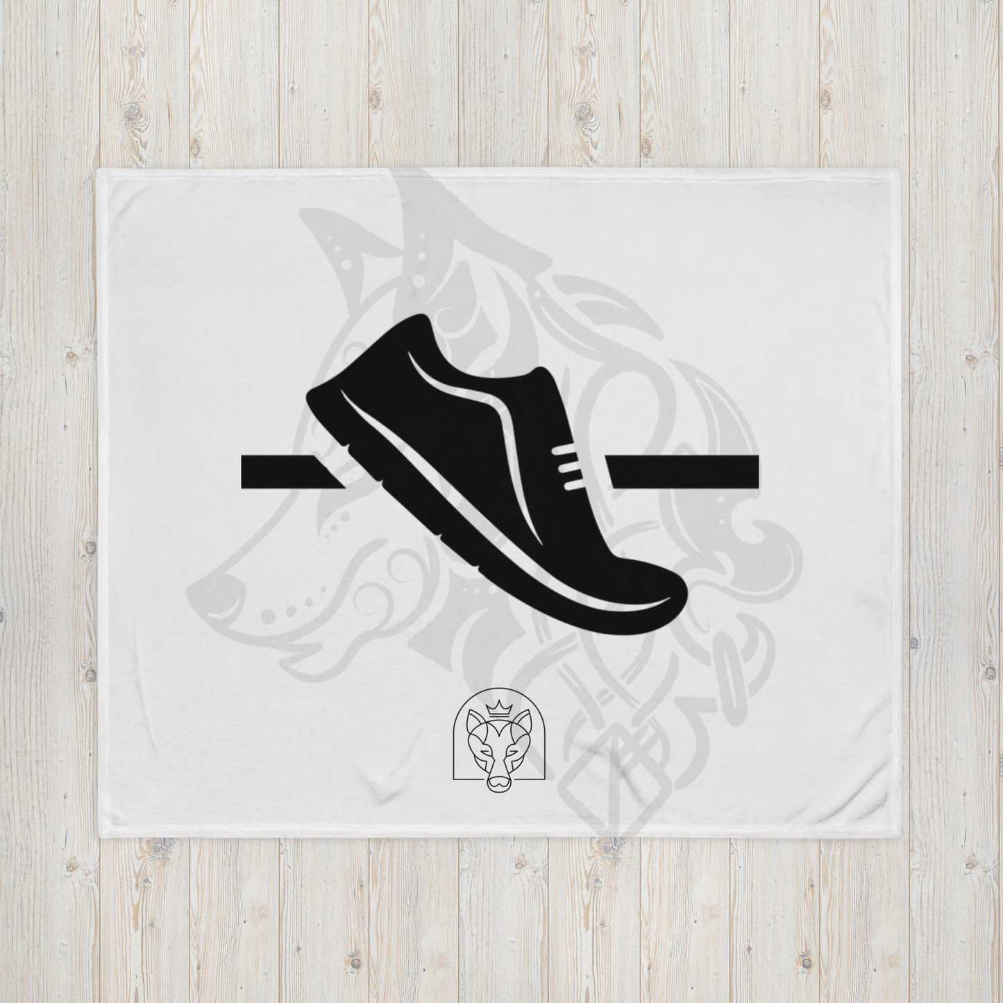 Shoe - Throw Blanket - White