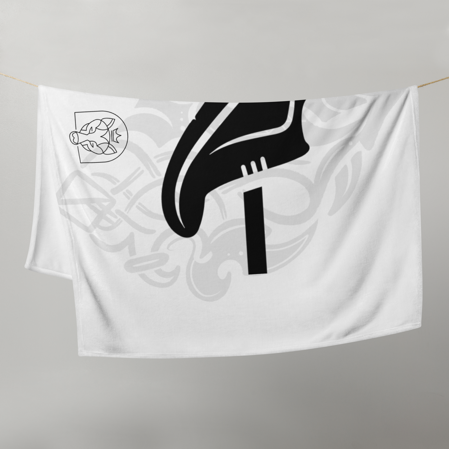 Shoe - Throw Blanket - White