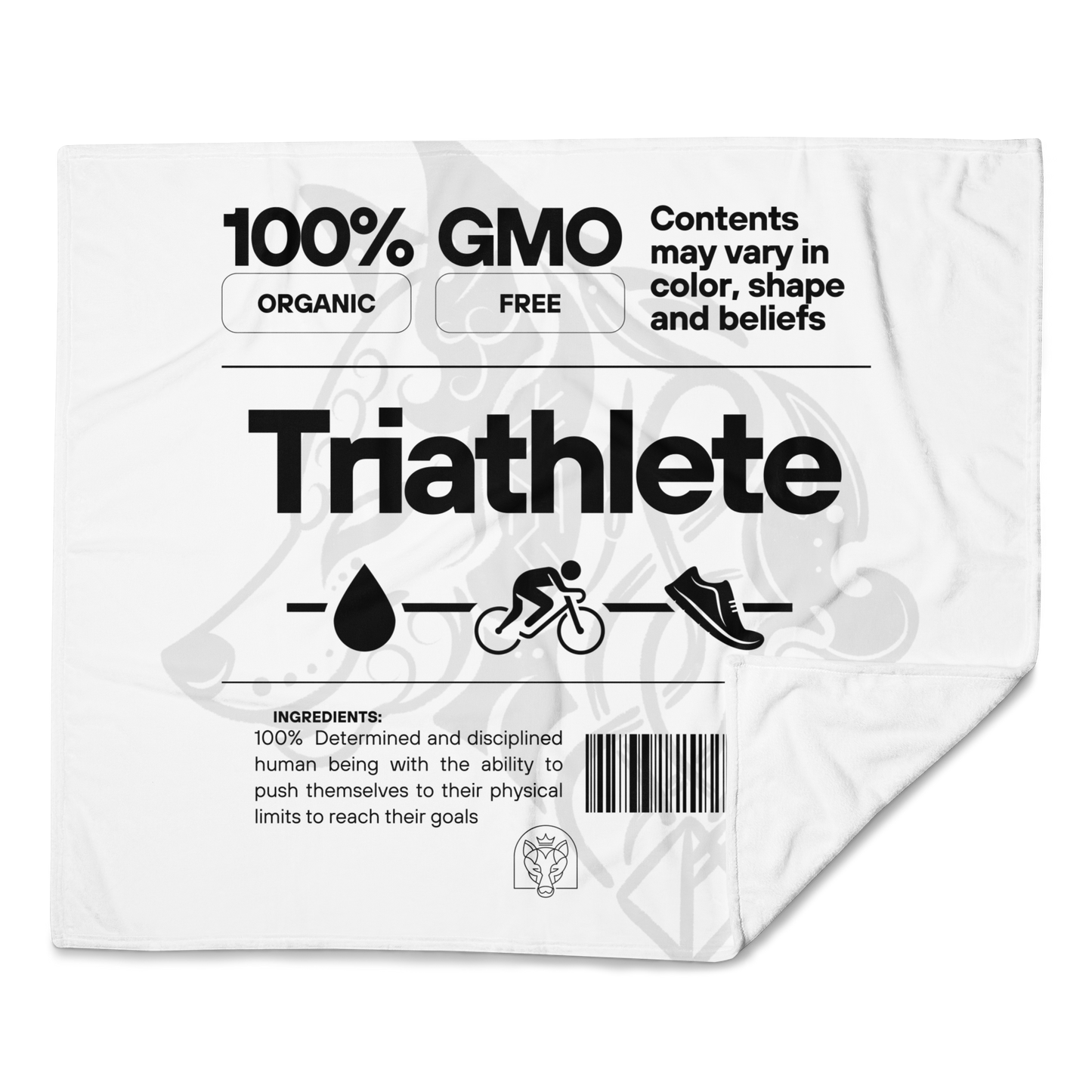 100% GMO - Throw Blanket - White