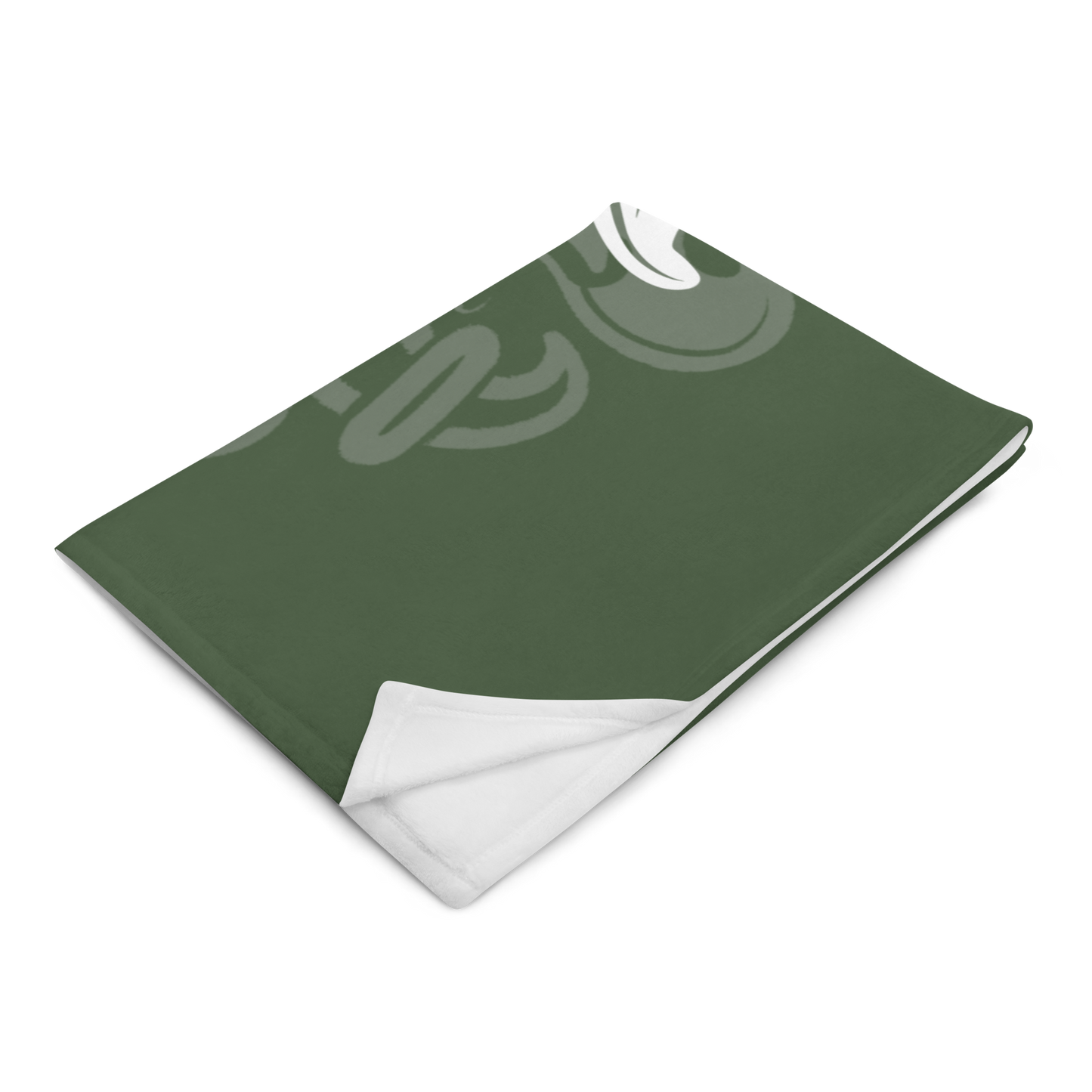 100% TRI - Throw Blanket - Green