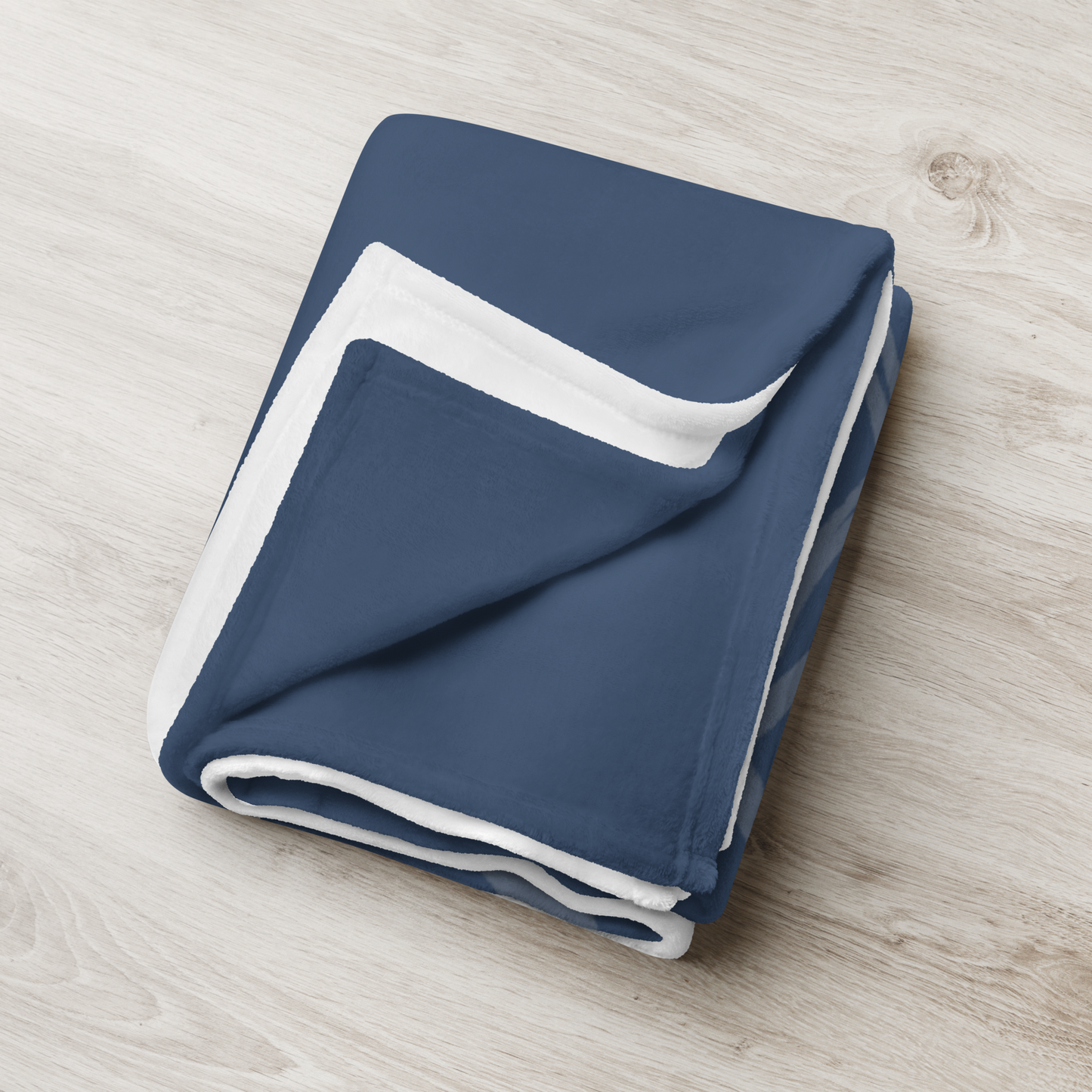 100% TRI - Throw Blanket - Dark Blue