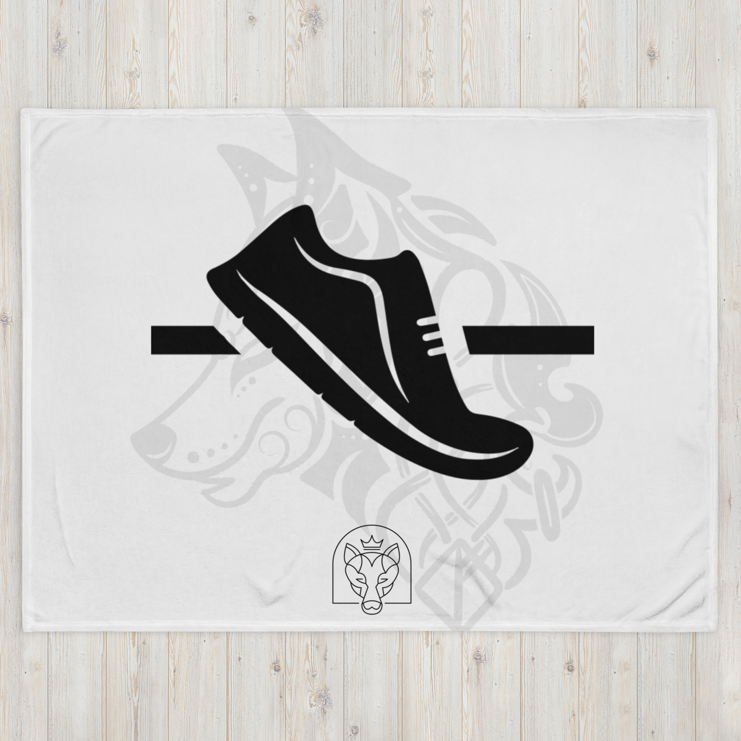 Shoe - Throw Blanket - White