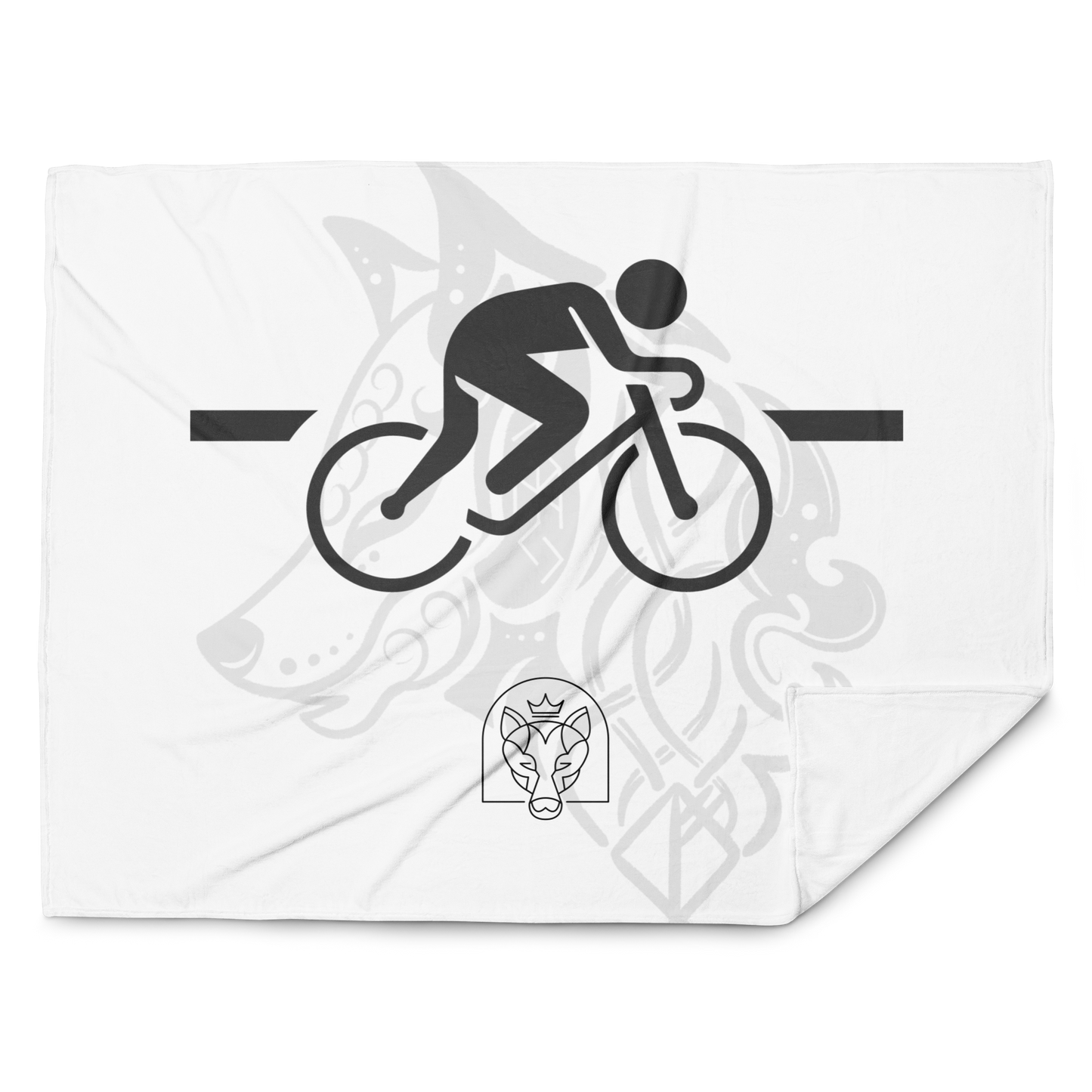 Bike - Throw Blanket - White